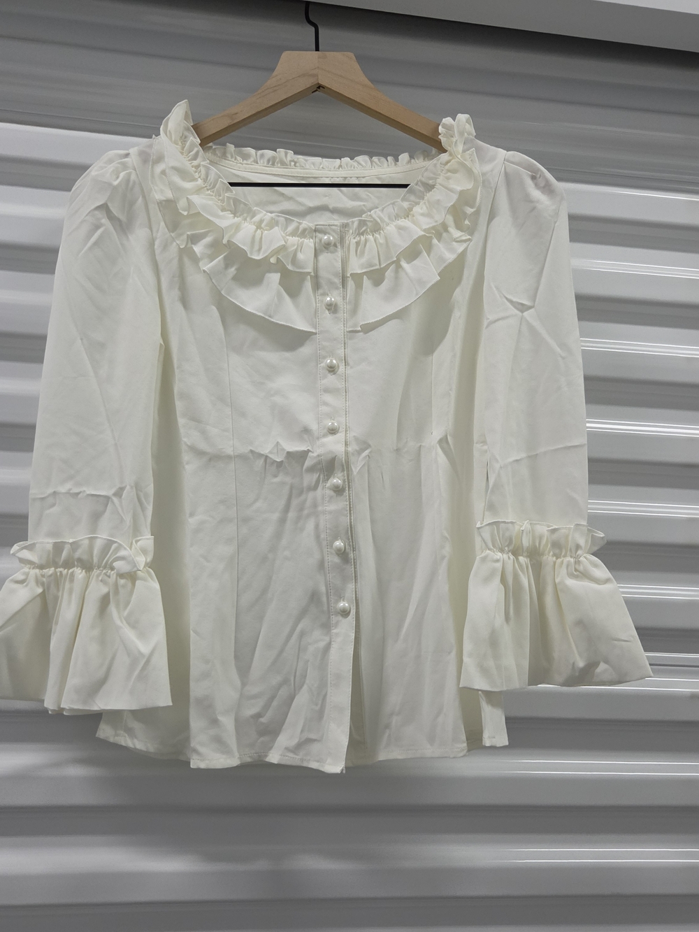 Haenuli Sweet Lolita Ruffled Princess Blouse S